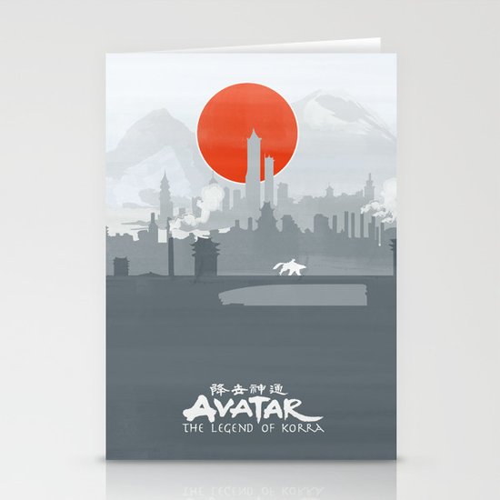 Avatar The Legend of Korra Poster Stationery Cards