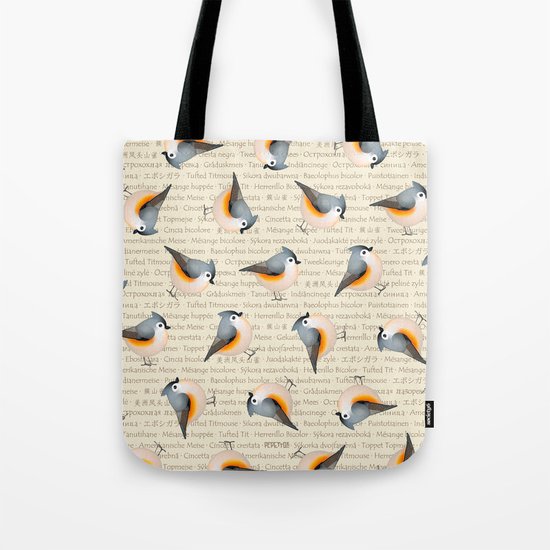 Tufty baeolophus Tote Bag