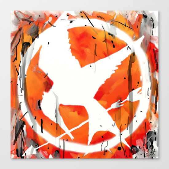 The Mockingjay Canvas Print