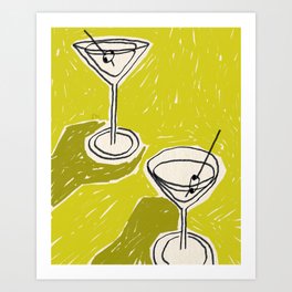 Martini Art Print