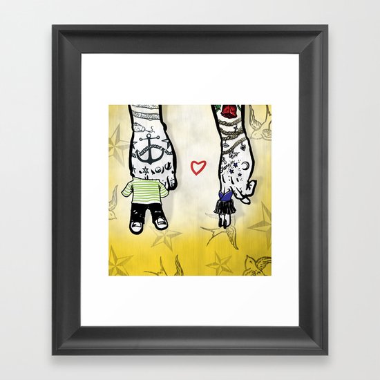 Inkling of Love Framed Art Print