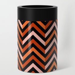 Sunset Chevron Abstract Can Cooler