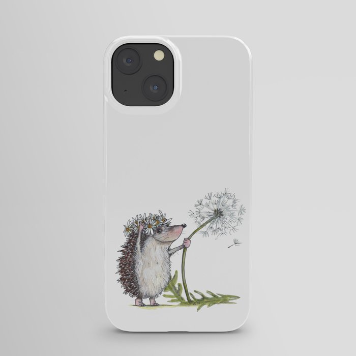 Hedgehog & Dandelion iPhone Case
