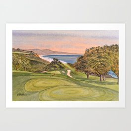 Torrey Pines South Golf Course Hole 6 Art Print