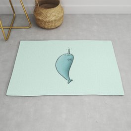 Happy Narwhal Rug