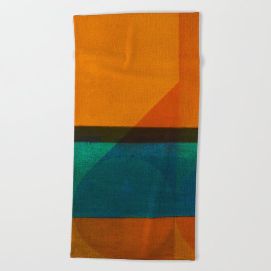 Pedaling in the Beachfront Beach Towel
