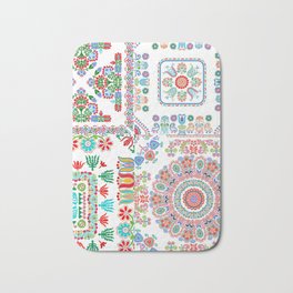 Rainbow Bukhara Pattern  Bath Mat