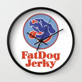 Fat Dog Jerky Wall Clock