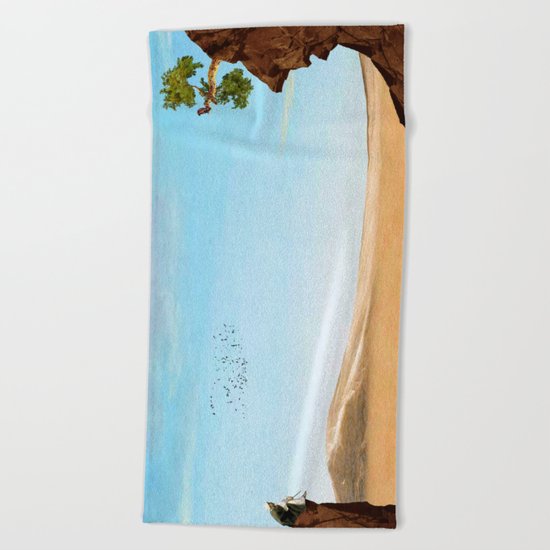 The Old Man Beach Towel