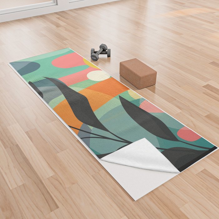 Sunrise Garden 11 Yoga Towel