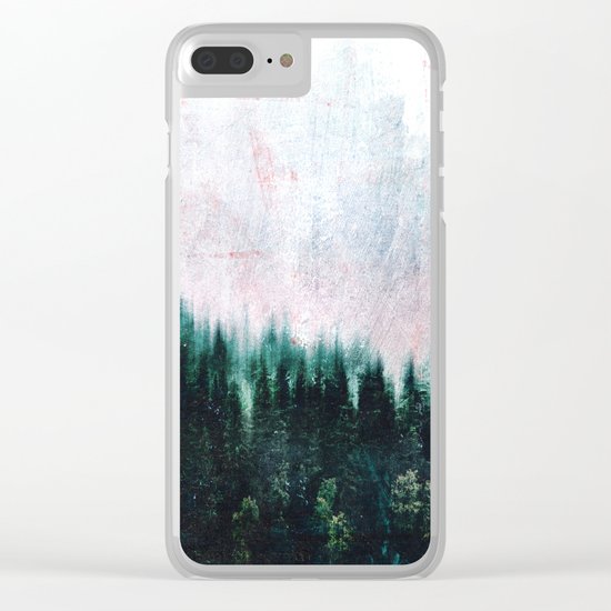 Deep dark forests Clear iPhone Case