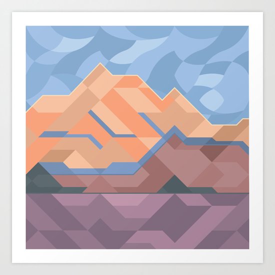 Alpenglow Art Print