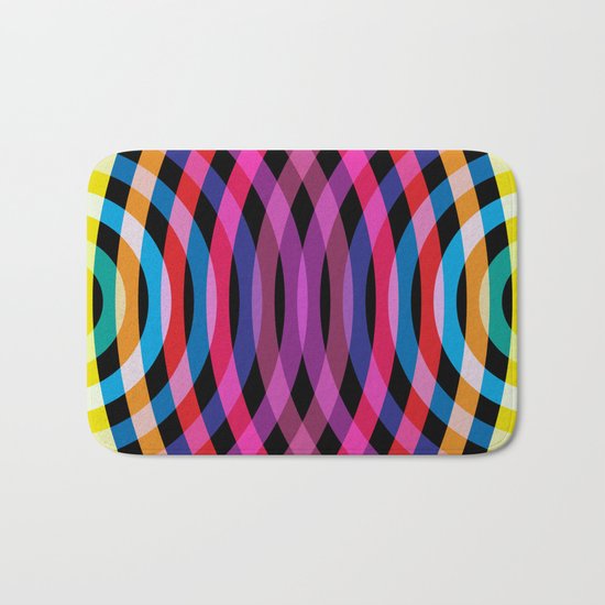 Ripple pattern Bath Mat