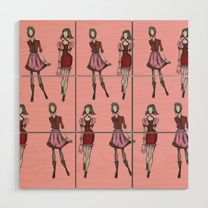 Cosmo Girls Wood Wall Art