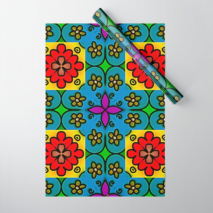 Mexican Tile 3 Wrapping Paper