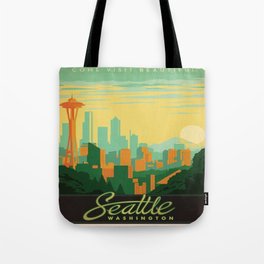 Vintage poster - Seattle Tote Bag