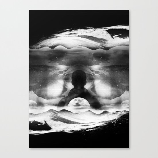 Moon of isolation Canvas Print