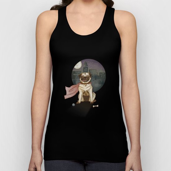 Super pug! Unisex Tank Top