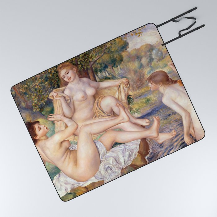 Pierre-Auguste Renoir - The Large Bathers Picnic Blanket