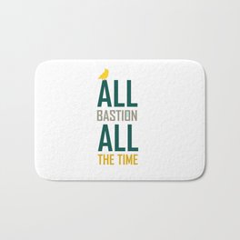 All Bastion All The Time Bath Mat | Typography, Game, Robot, Graphicdesign, Digital, Bird 