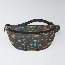 Dino Rock and Roll Rawwwr Fanny Pack