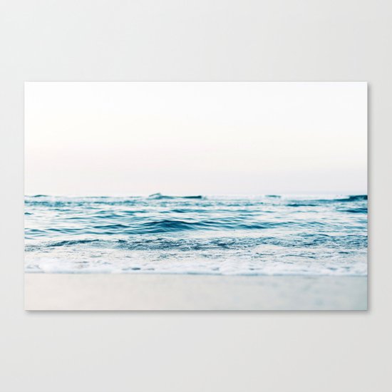 Sea water blue 8 Canvas Print