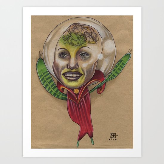 WE COME IN PEACE Art Print