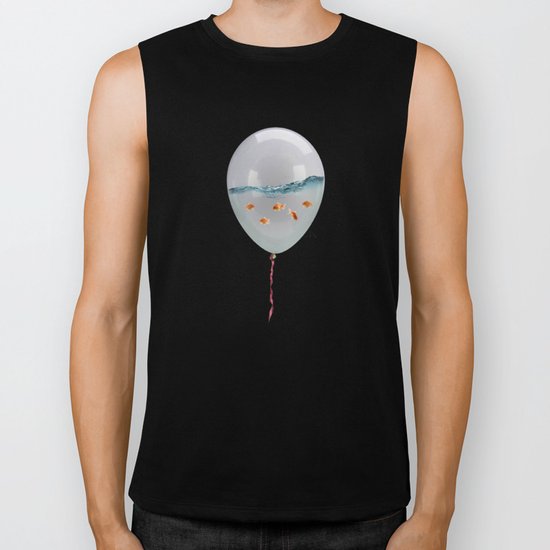 balloon fish Biker Tank
