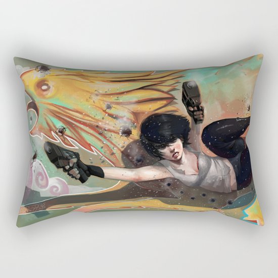 Maggie Will Kill You! Rectangular Pillow