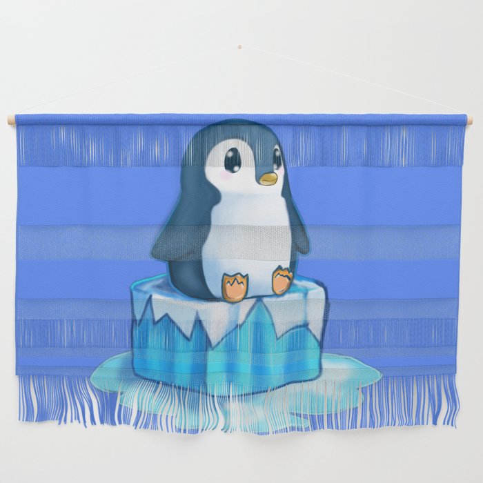 Penguin on Ice Wall Hanging