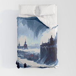 The Kingdom of Ice Duvet Cover