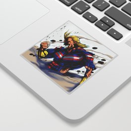 AllMight, The last fight Sticker