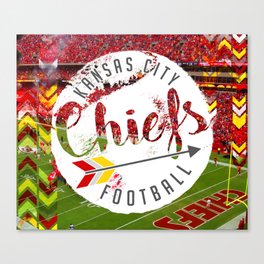 Chiefs Arrow at Dusk Canvas Print