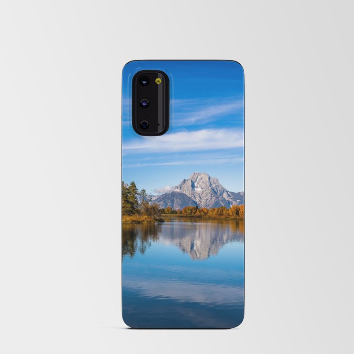 Return to Oxbow - Mount Moran on Autumn Day at Oxbow Bend in Grand Teton National Park Wyoming Android Card Case