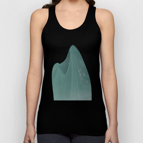 Green ghost Unisex Tank Top