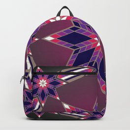 Morning Star Circle (Purple) Backpack | Geometricdesigns, Illustration, Melvinwareagle, Stardesigns, Americanindian, Digital, Digitalart, Nativeamericanart, Geometric, Nativeamerican 