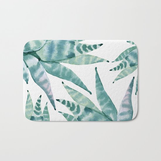 Desert Succulents Bath Mat