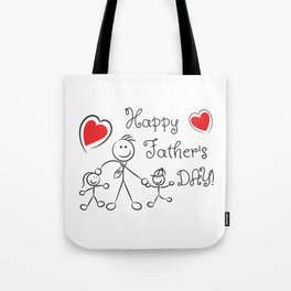 happy fathers day  Tote Bag