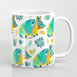 Armadillo - Summer Sun Green Coffee Mug