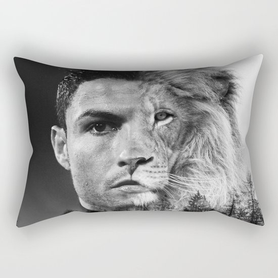 Cristiano Ronaldo Beast Mode Rectangular Pillow