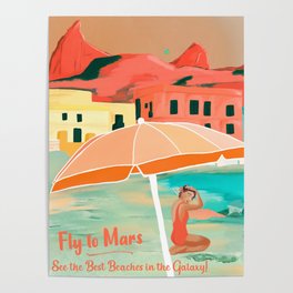 Fly to Mars Poster