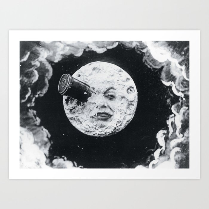 A Trip To The Moon Film Georges Méliès Art Print
