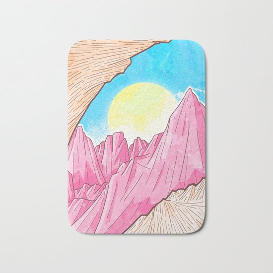 A Spring Morning Bath Mat