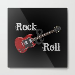Rock and Roll Guitar Metal Print