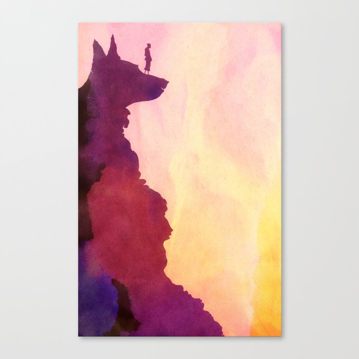 Peering Off From Dog Mountain Canvas Print