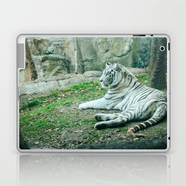 White Tiger Laptop & iPad Skin
