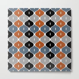 Colorful abstract eyelets pattern Metal Print | Abstract, Modern, Trending, Shapes, Pattern, Stripes, Cat, Graphicdesign, New, Artdeco 