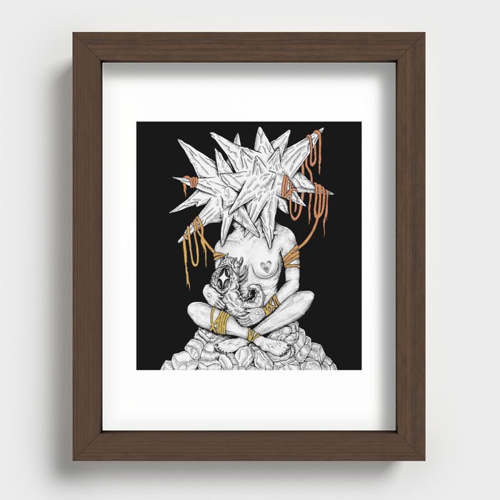 Born From The Stars Recessed Framed Print