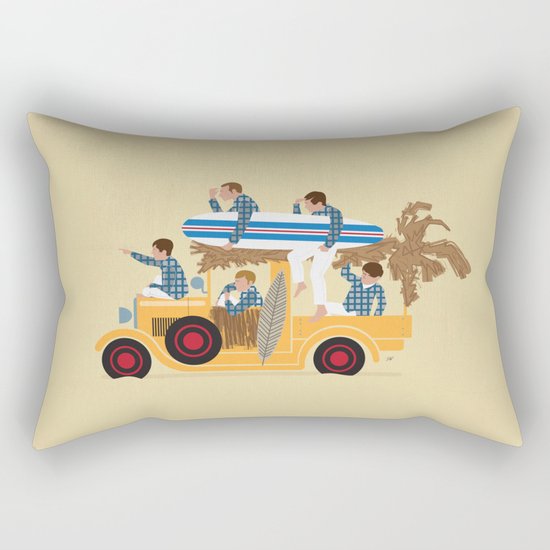 Surfin Safari Rectangular Pillow