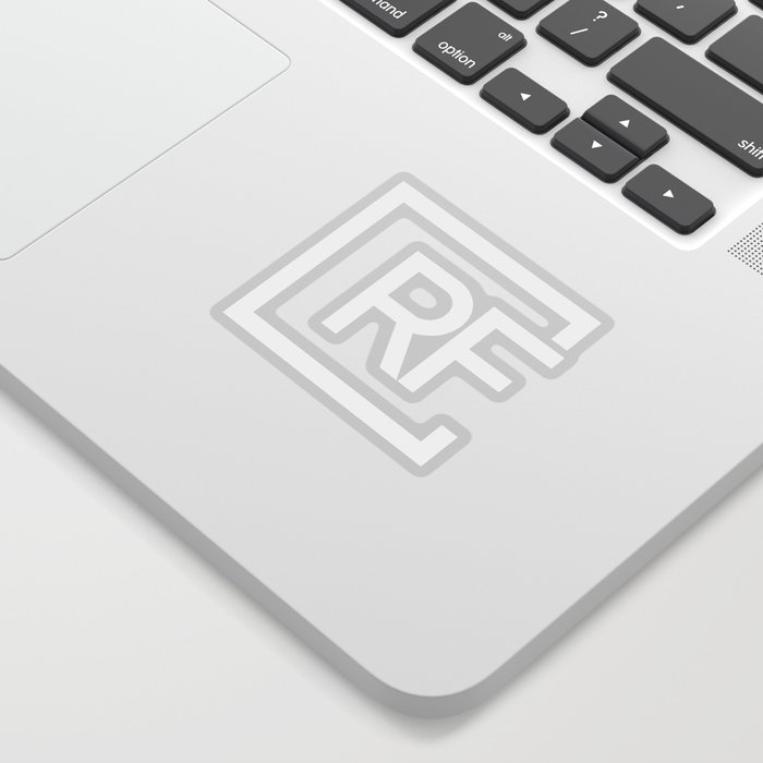 RF White Sticker